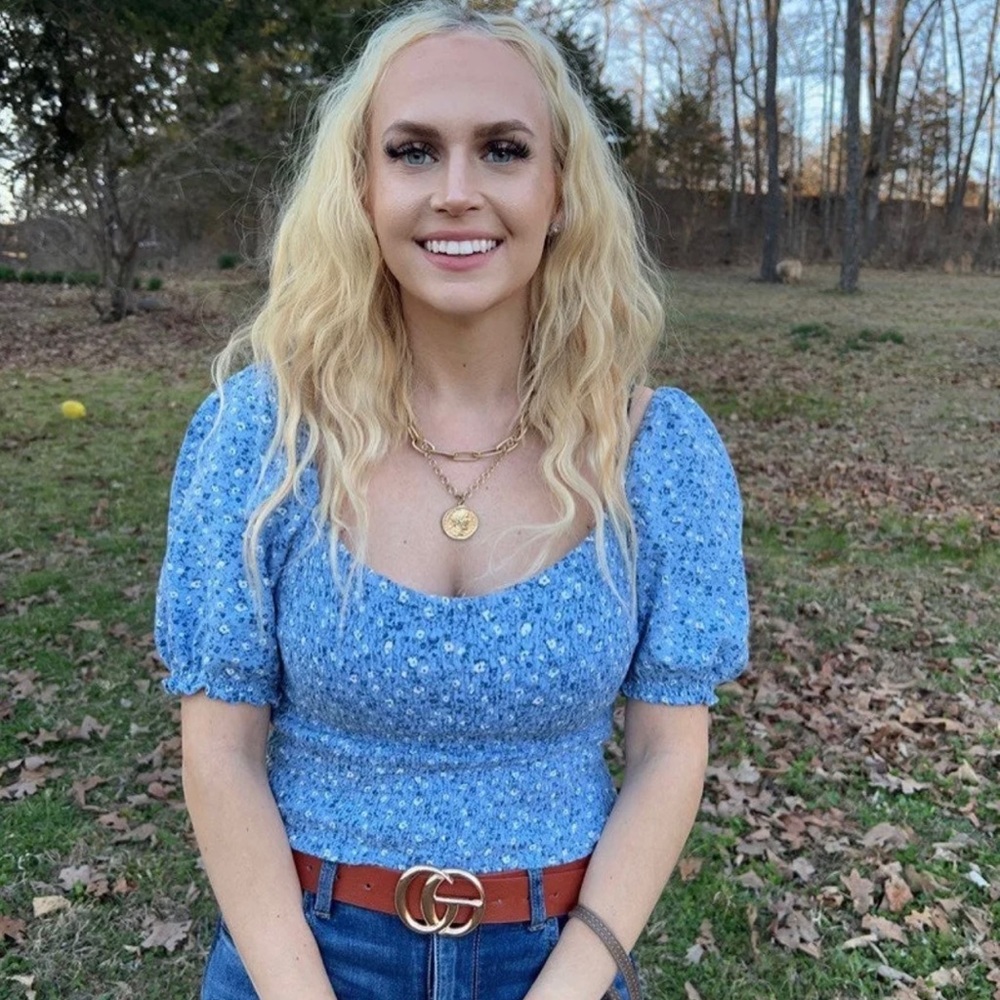 Abercrombie smocked top